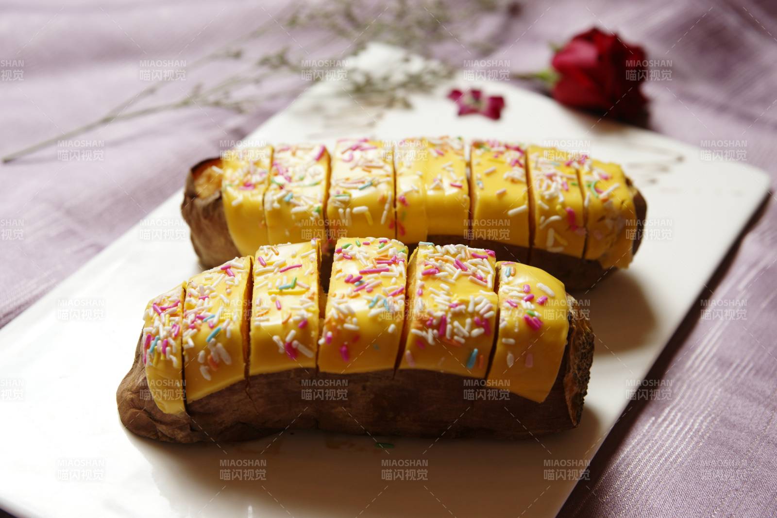 芝士烤红薯图片