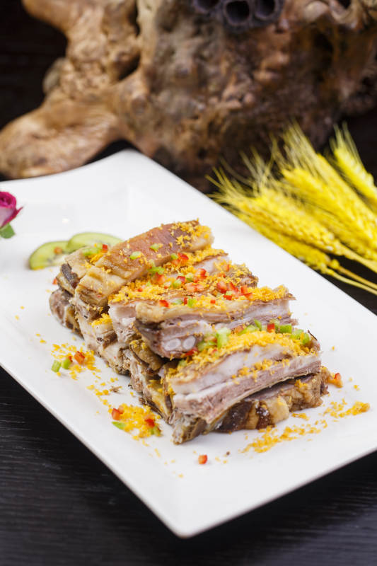 避风塘蒜香羊排图片