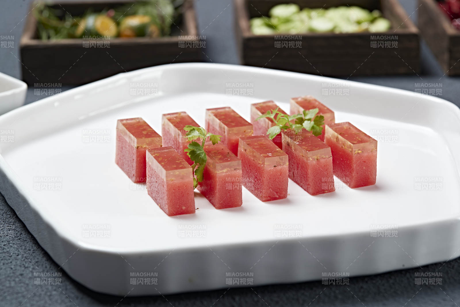 桂花蜜番茄果冻图片