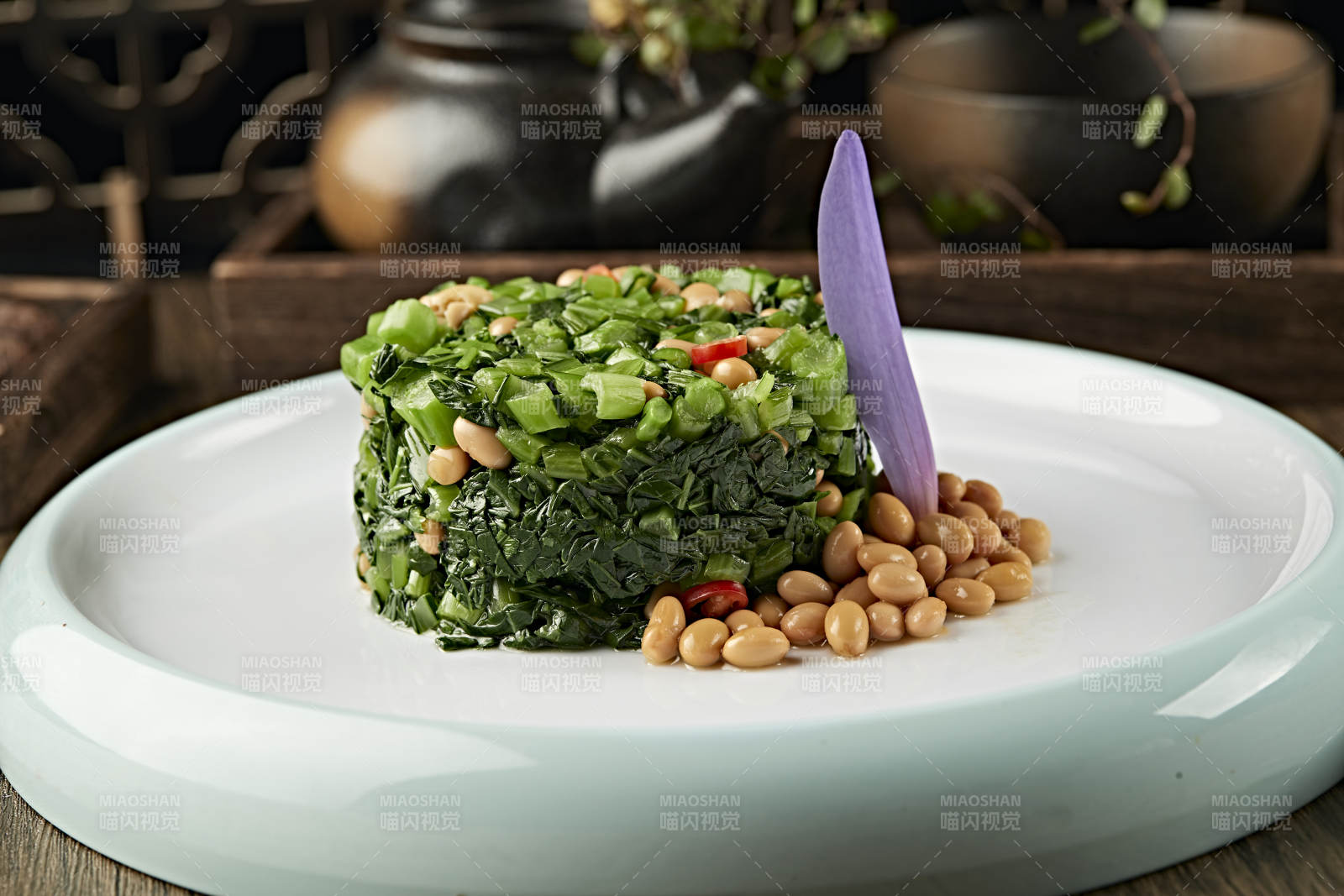 腌黄都配芥蓝碎图片