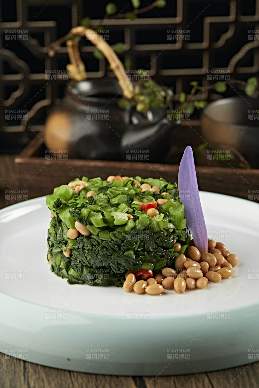 腌黄都配芥蓝碎图片