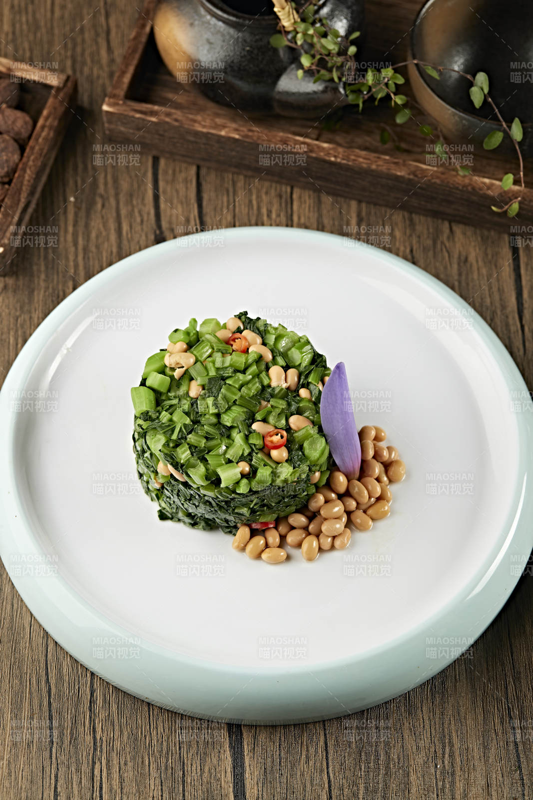 腌黄都配芥蓝碎图片