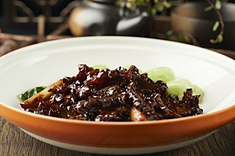 葱烧美味鸡冠菌图片