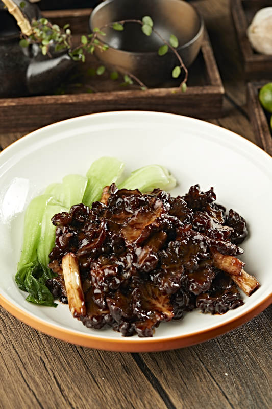 葱烧美味鸡冠菌图片