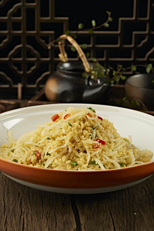 黍米金米拌洋芋丝小米饭土豆丝图片