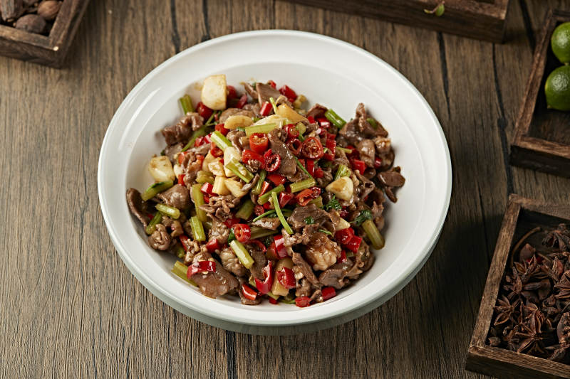 湖南菜美味湘味小炒黄牛肉图片