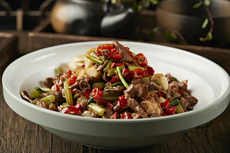 湖南菜美味湘味小炒黄牛肉图片