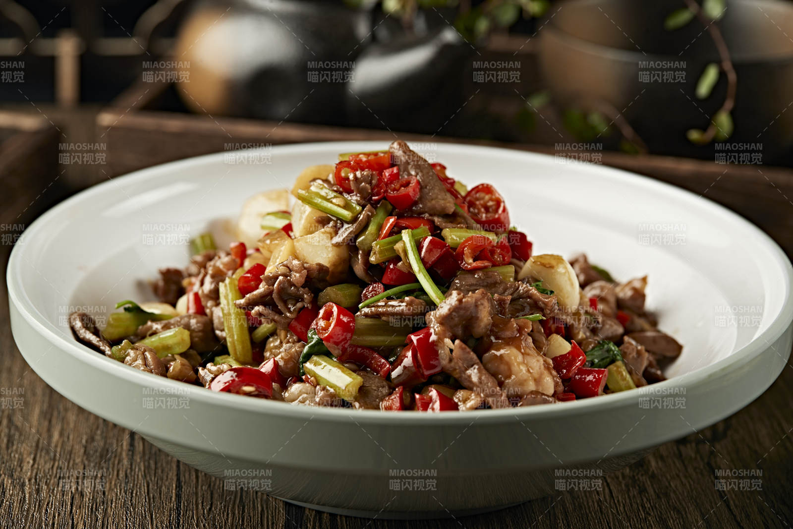 湖南菜美味湘味小炒黄牛肉图片