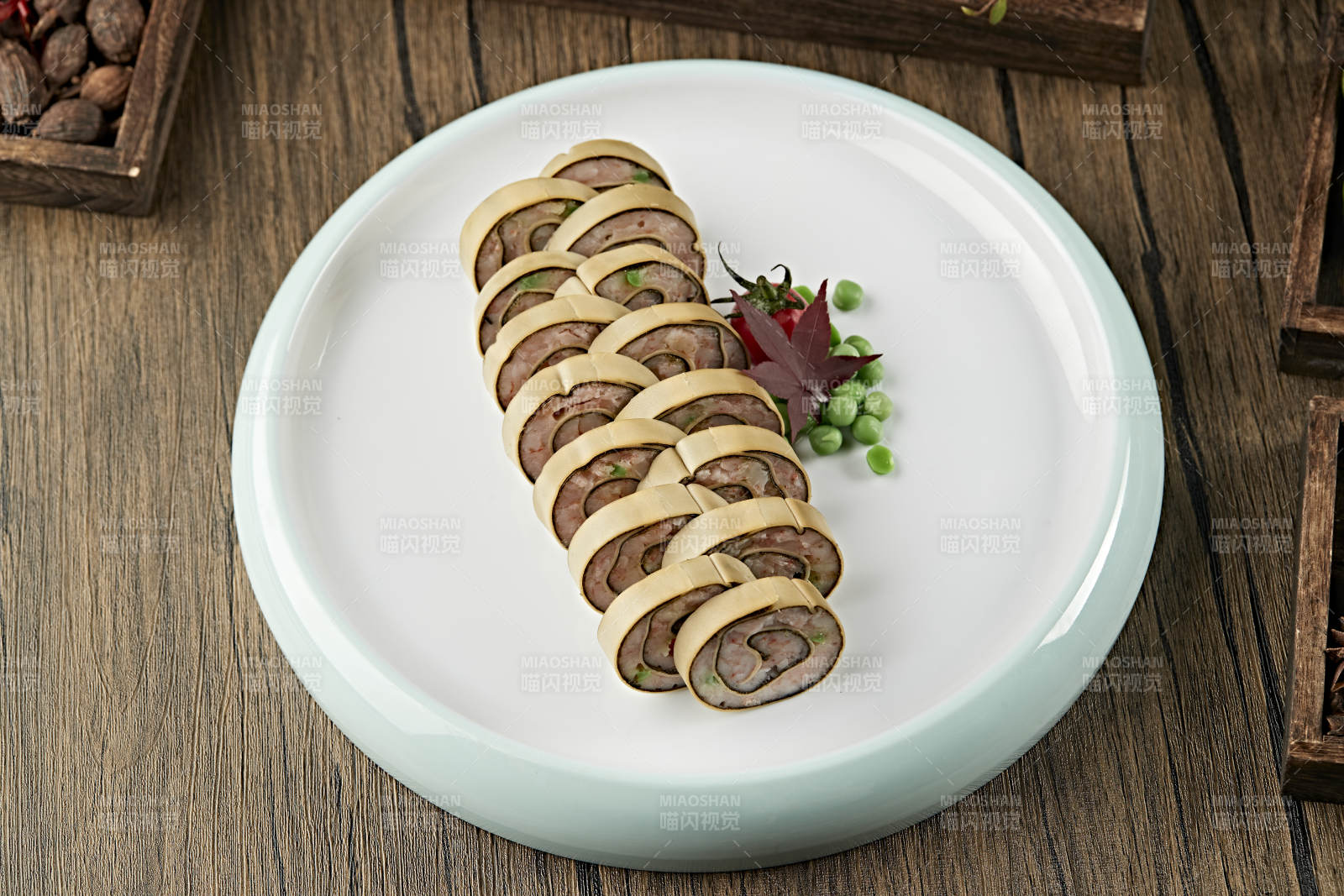 干豆腐海苔鲜虾卷图片