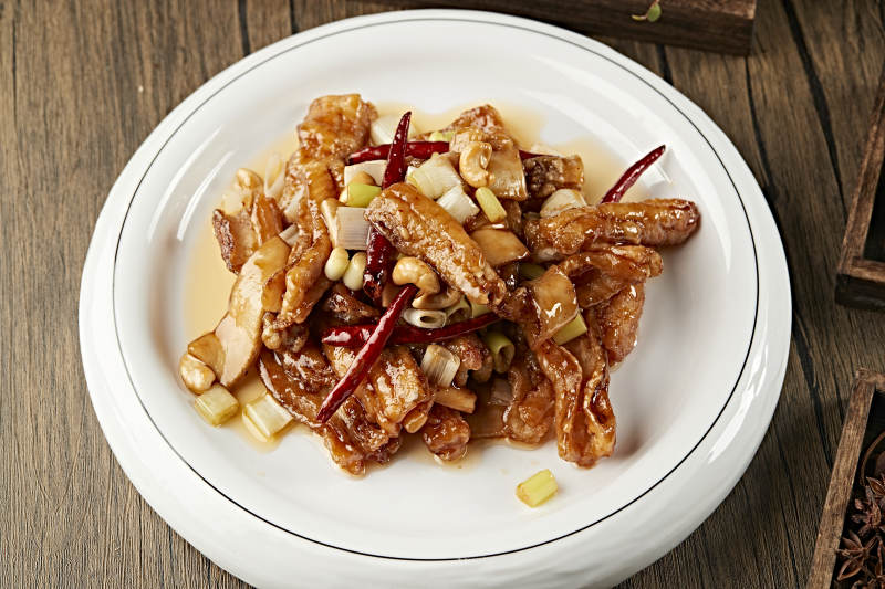 宫保糖醋脱骨带鱼杏鲍菇图片