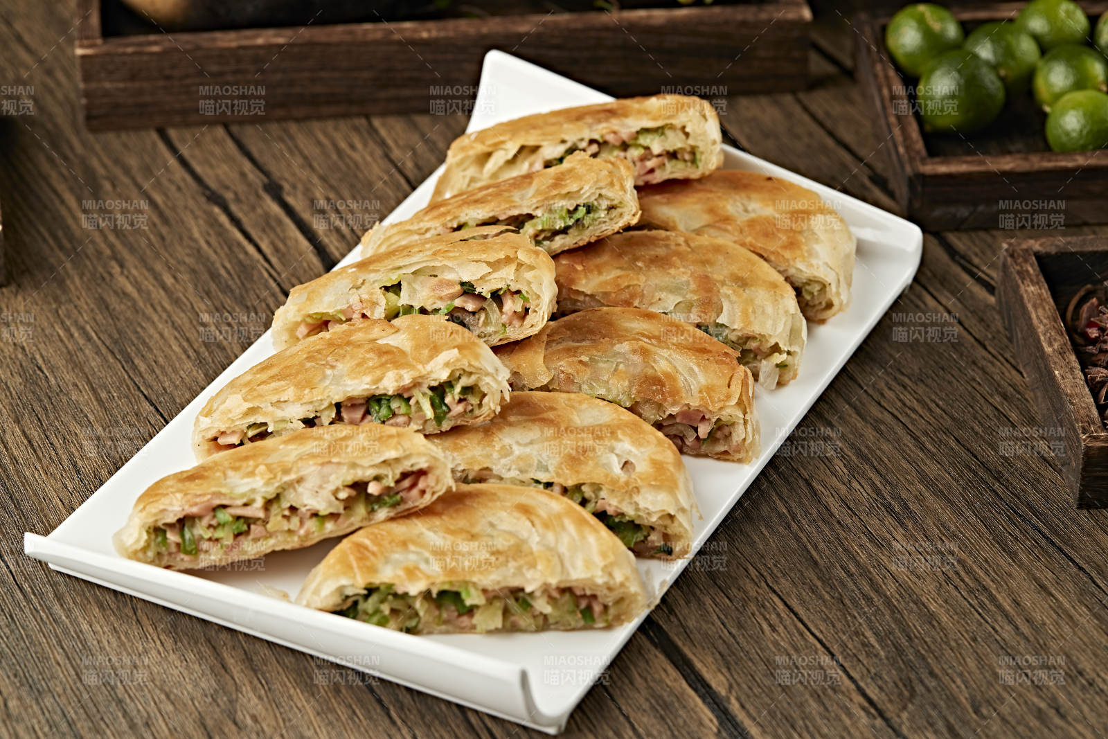 火腿青萝卜丝馅烙饼图片