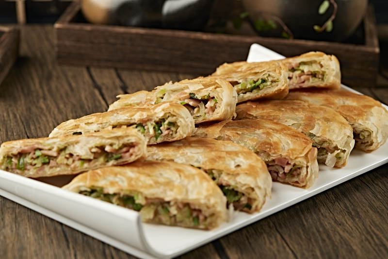 火腿青萝卜丝馅烙饼图片