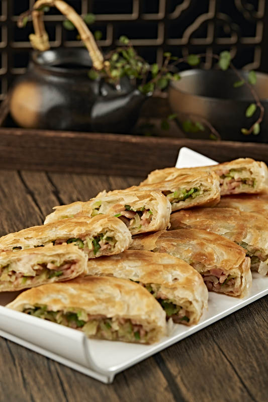 火腿青萝卜丝馅烙饼图片