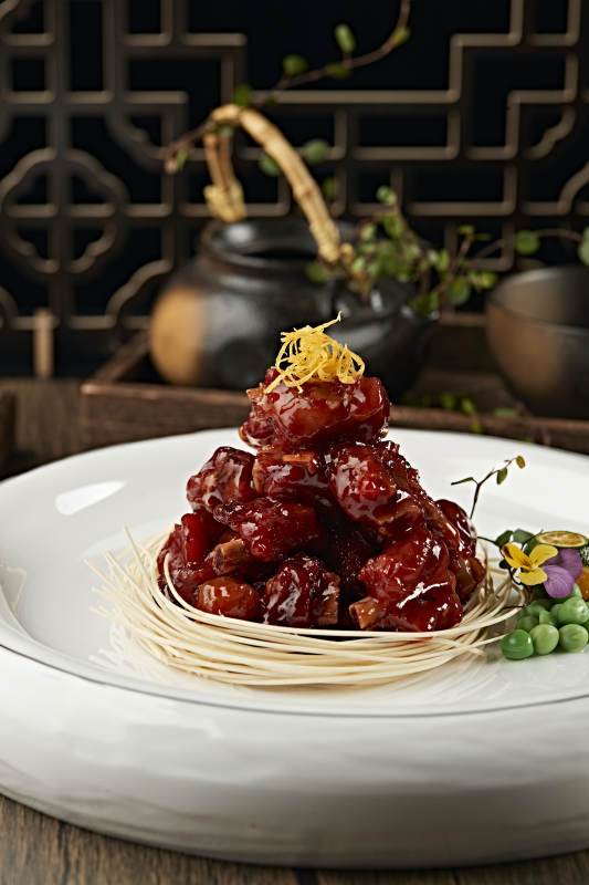 焦糖蜜香糖醋小排图片