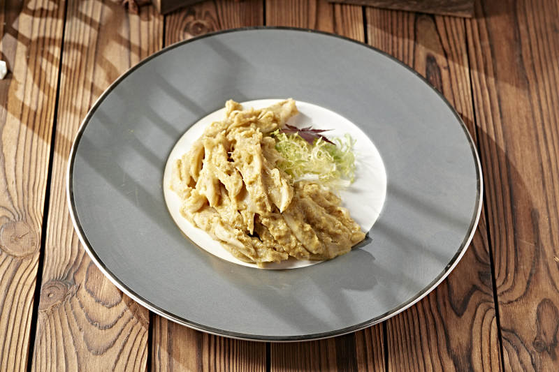 黄芥末百花蒸鸭掌图片