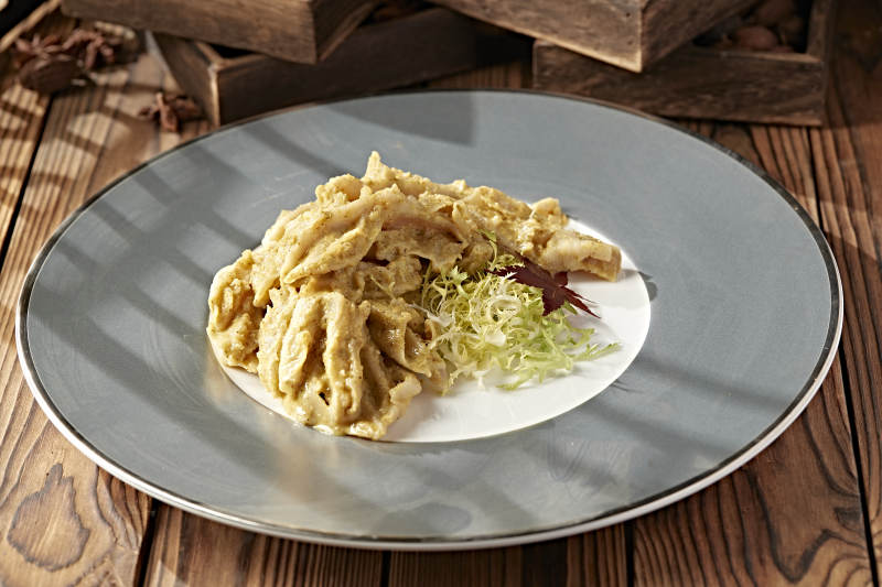 黄芥末百花蒸鸭掌图片