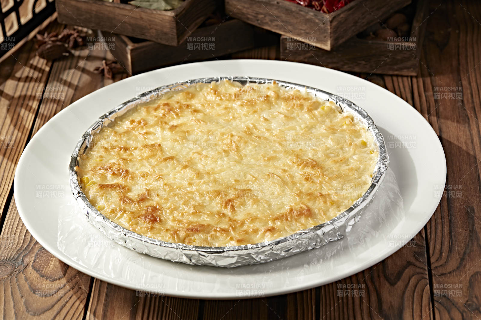 奶香芝士焗玉米图片