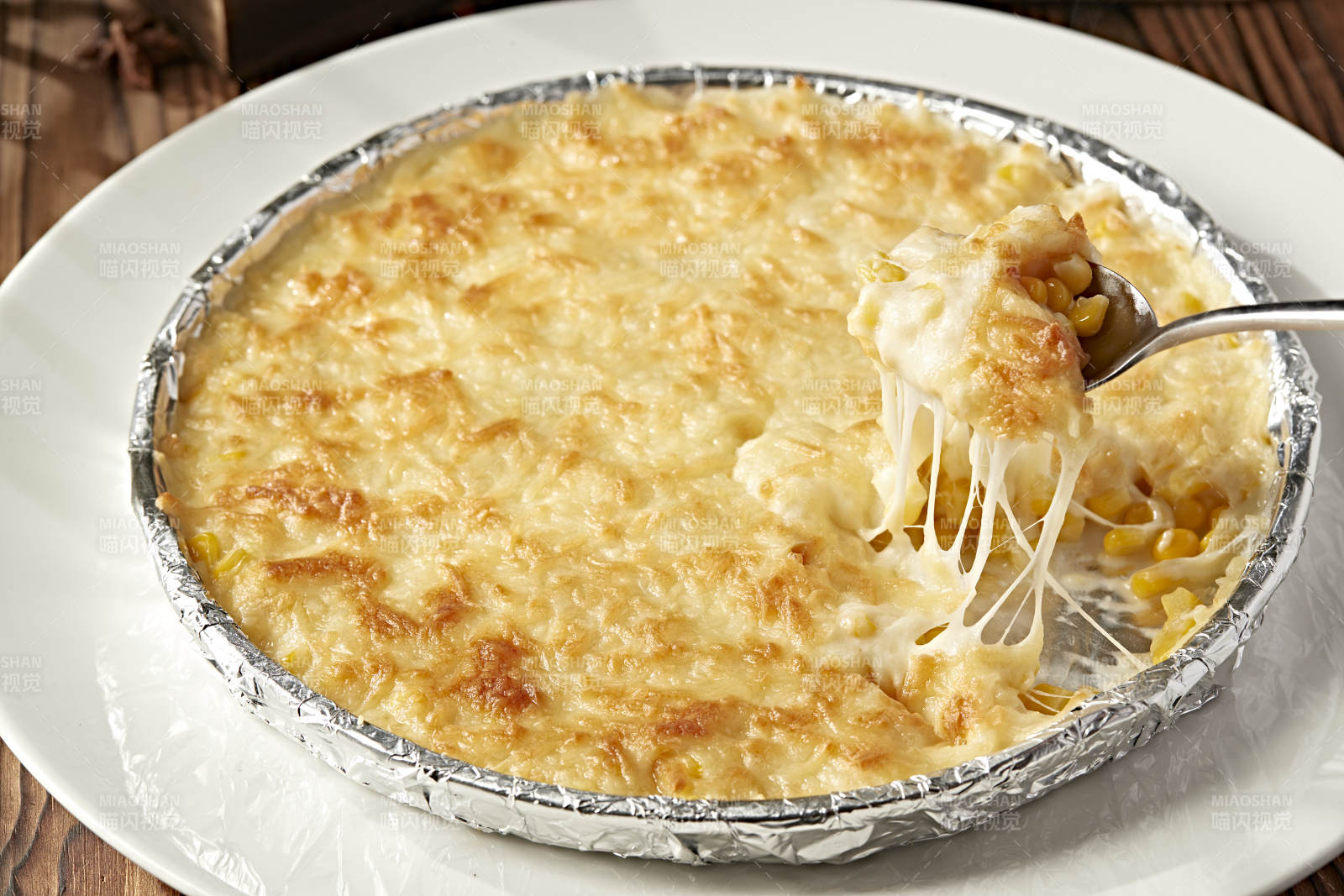 奶香芝士焗玉米图片