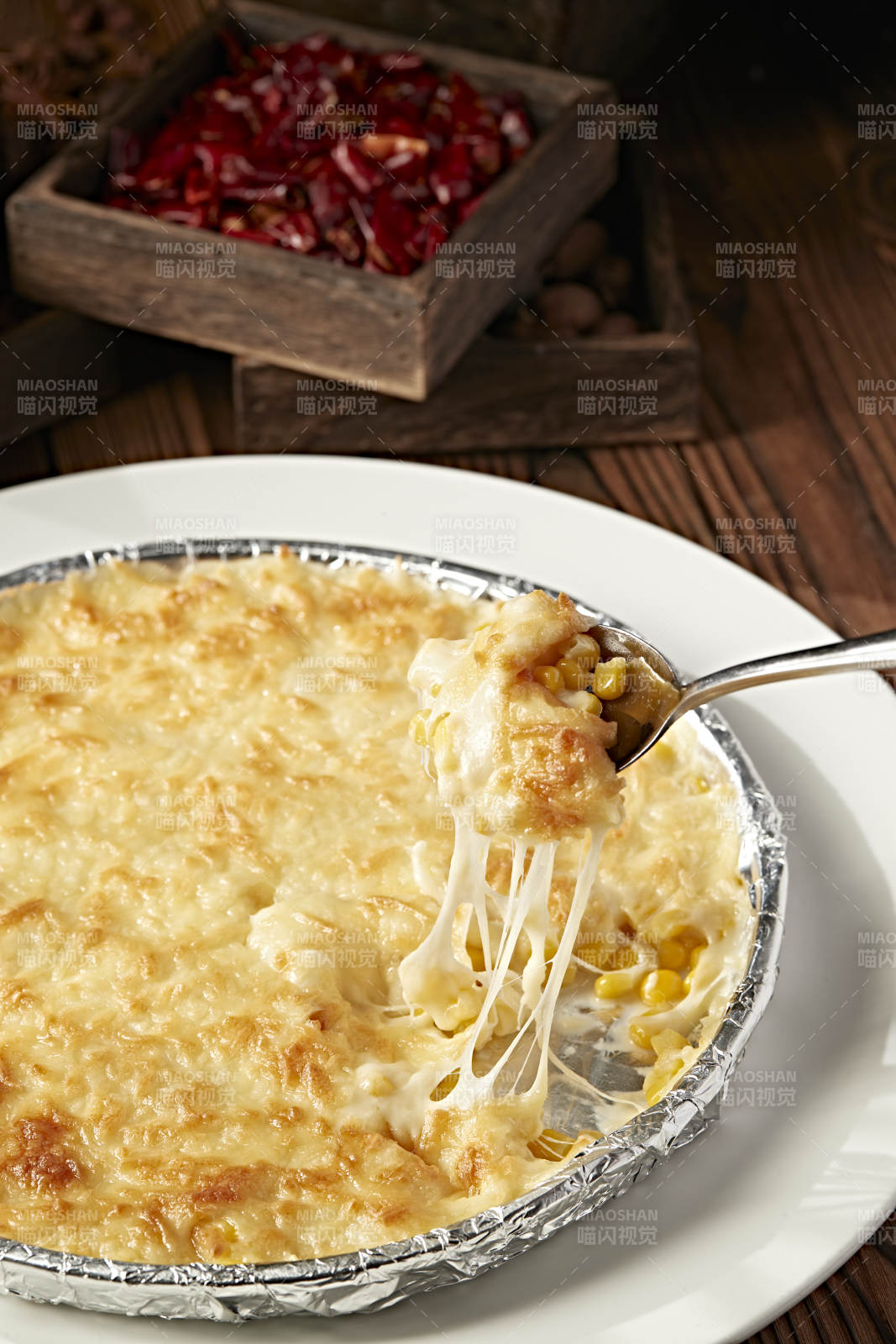 奶香芝士焗玉米图片