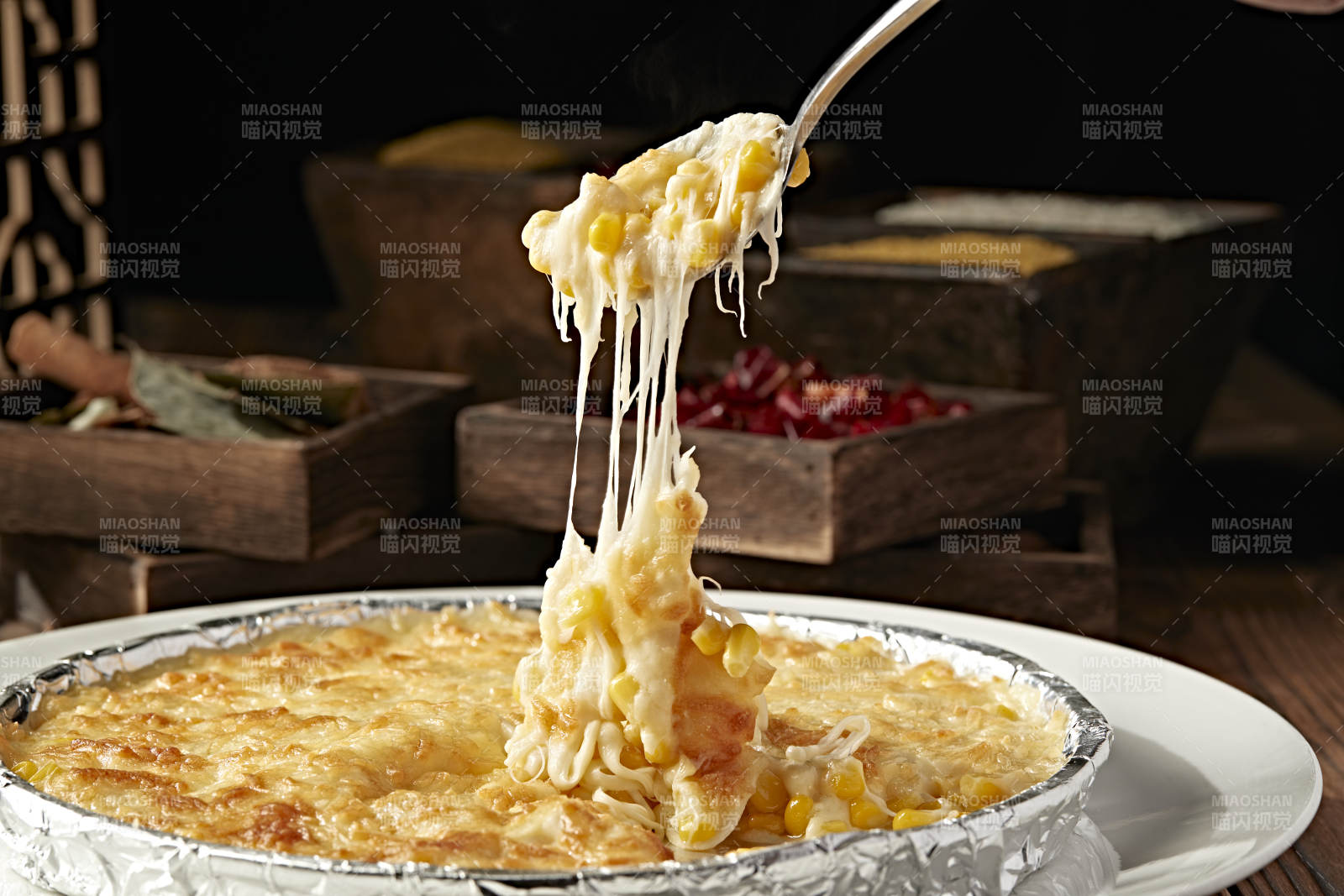 奶香芝士焗玉米图片