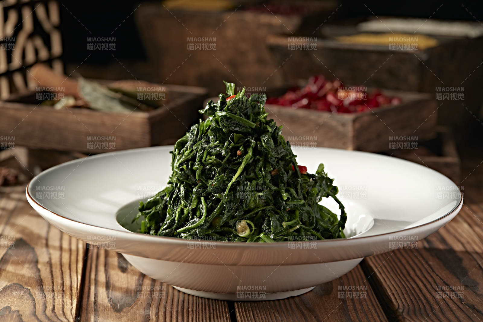 凉拌野菜荠荠菜图片