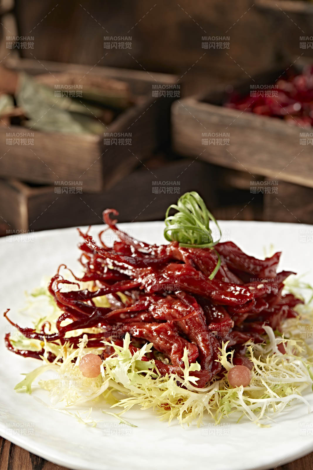 美味鸭货蜂蜜焗鸭舌图片