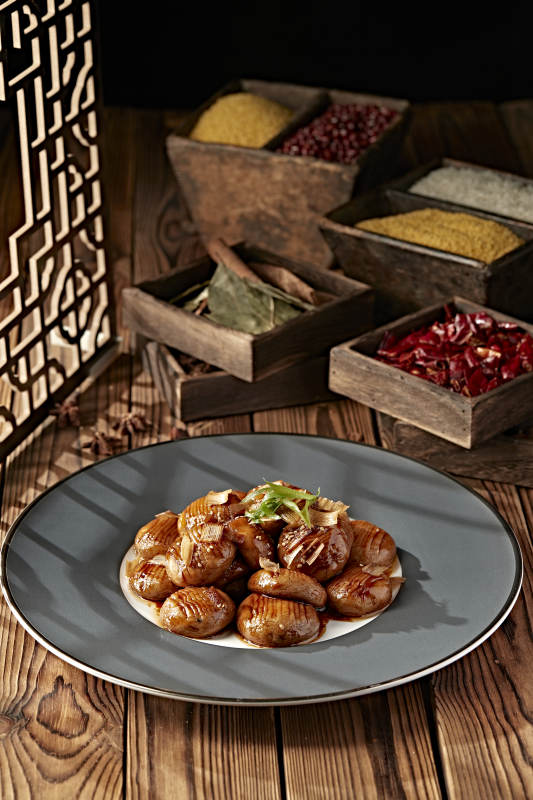 酱烧葱香塞外口蘑图片