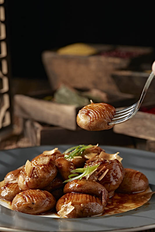 酱烧葱香塞外口蘑图片