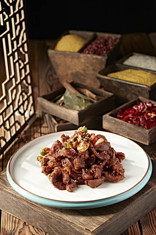 油炸孜然蒜香鸡胗片图片