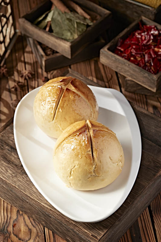 香烤老山西开花馍馍图片