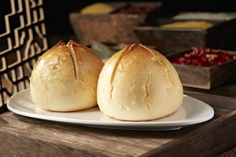 香烤老山西开花馍馍图片