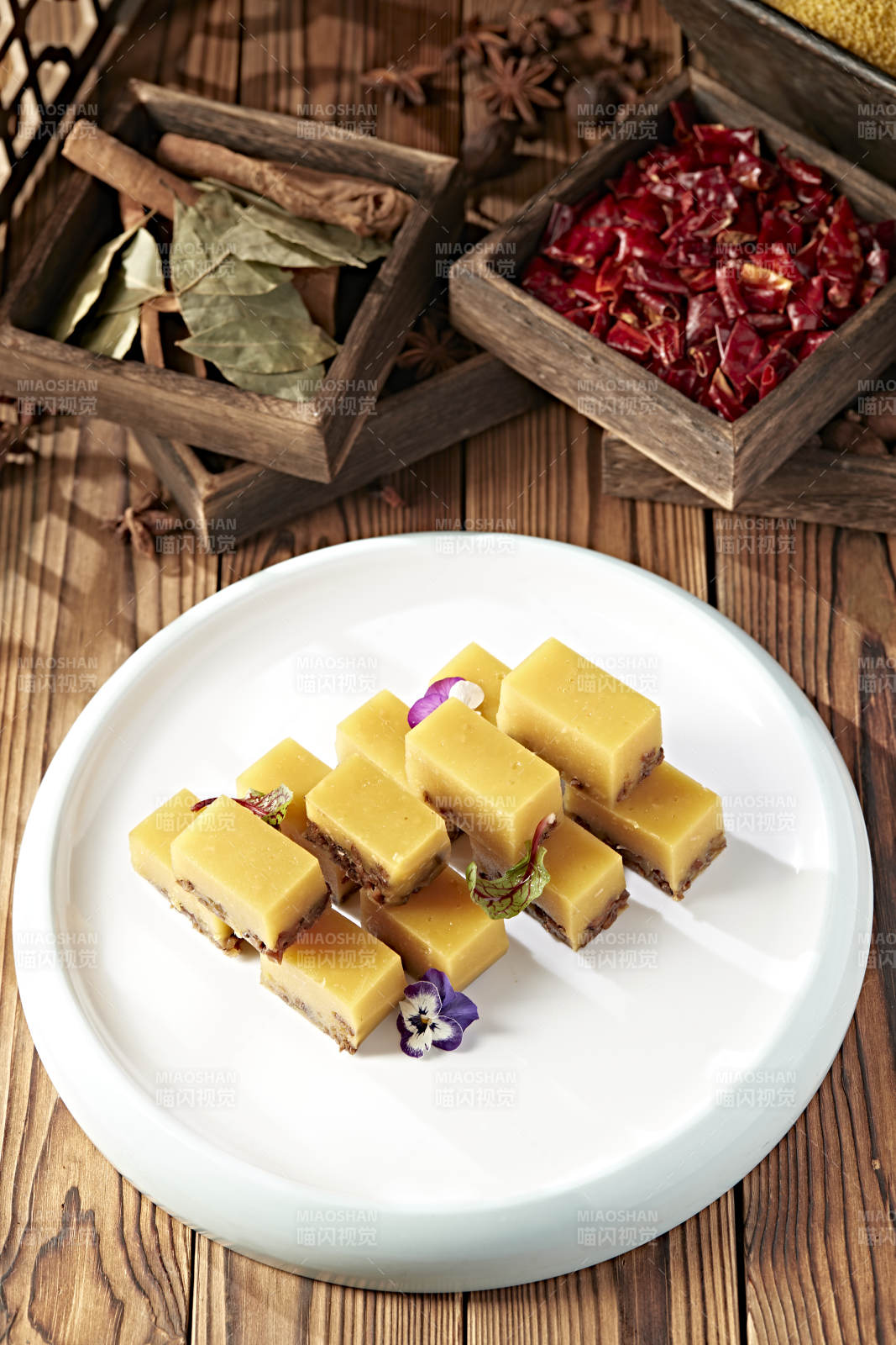 美味甜品南瓜红豆糕图片