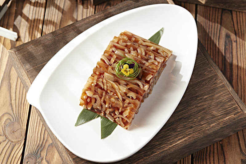 琥珀水晶猪皮冻图片