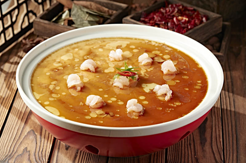 豉油虾仁蒸水蛋图片