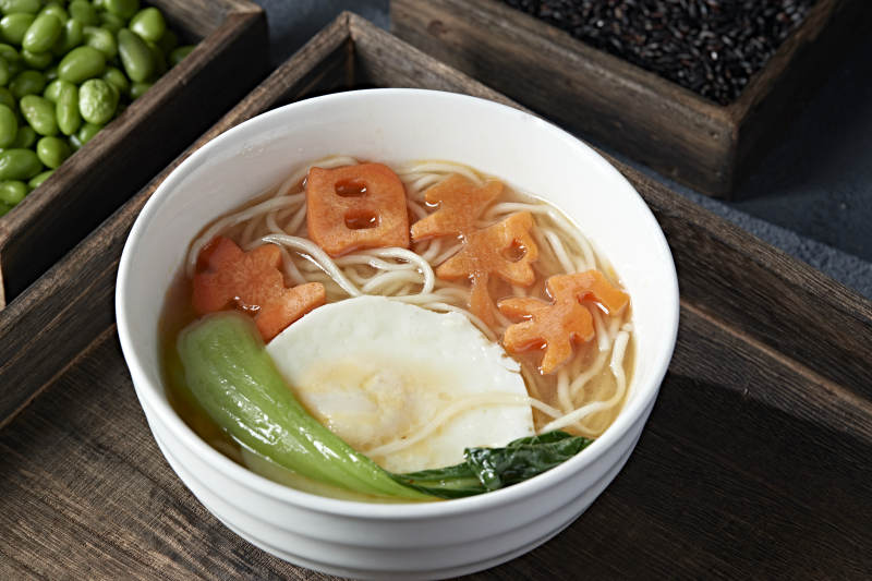 一碗长寿面生日面图片