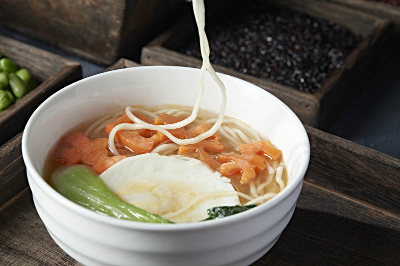 一碗长寿面生日面图片