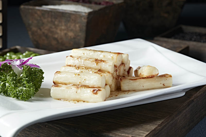 香烤马牙长山药配桂花蜜图片