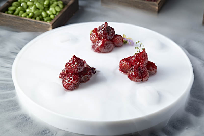 蜜香酿皮红酒无花果图片