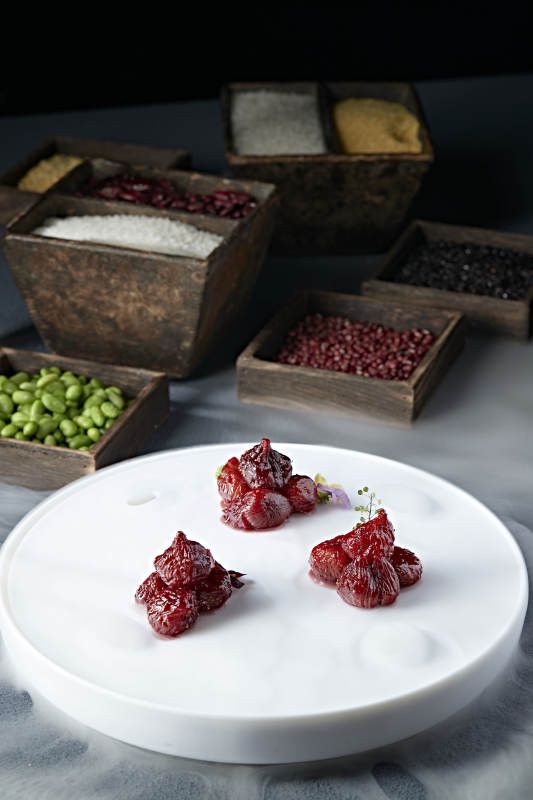 蜜香酿皮红酒无花果图片