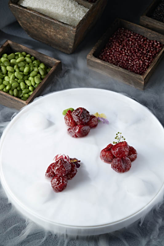 蜜香酿皮红酒无花果图片