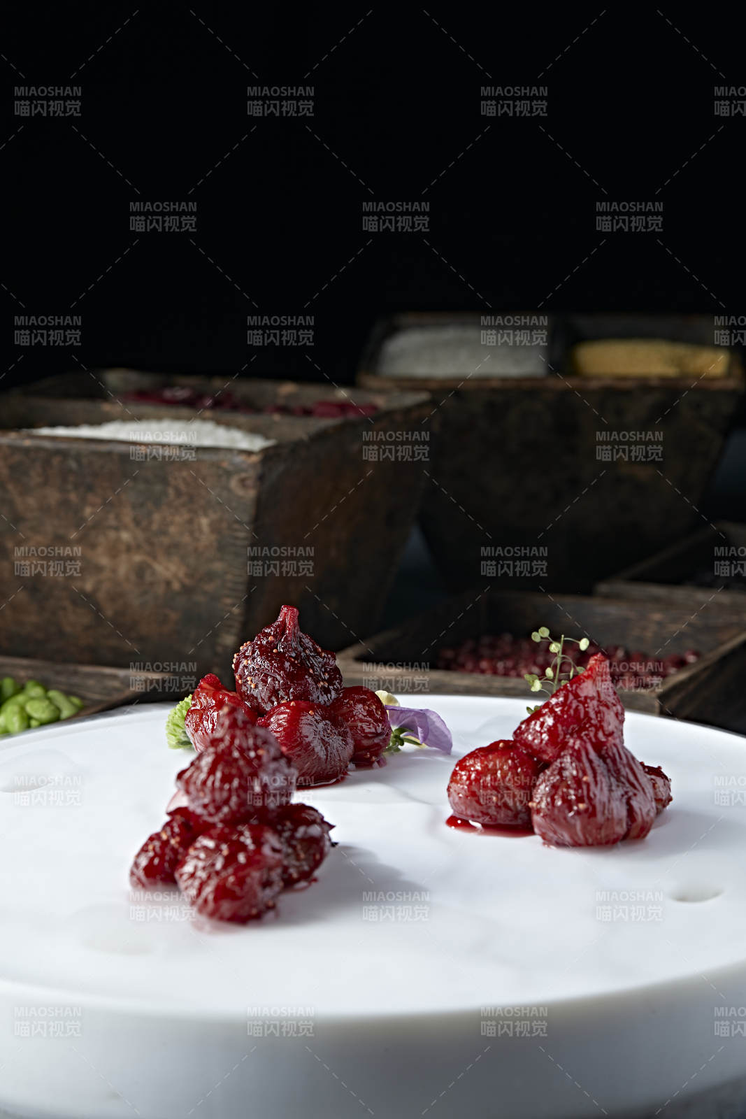 蜜香酿皮红酒无花果图片