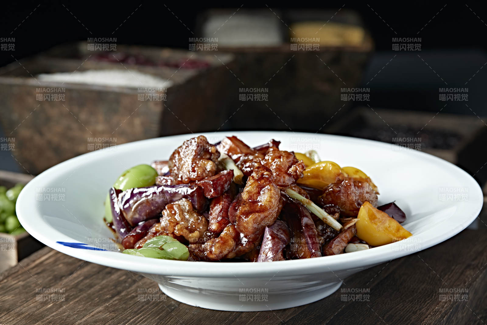 蒜香豆角爆炒青辣椒二荆条图片