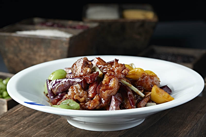 蒜香豆角爆炒青辣椒二荆条图片