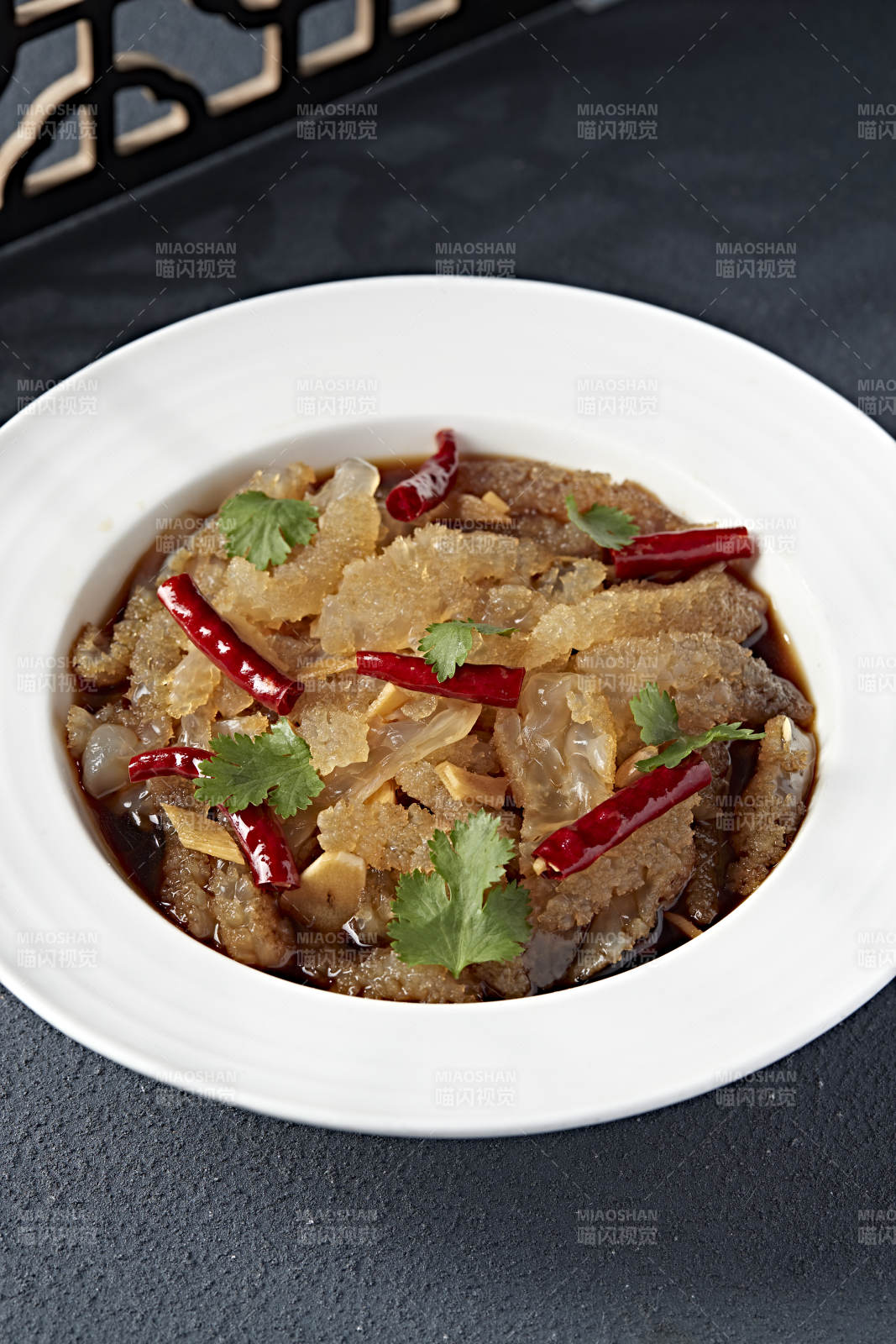 美味凉菜香辣老醋蛰头图片