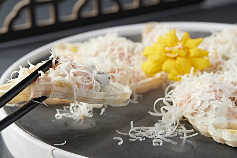 军舰水果沙拉芝士海虾仁图片