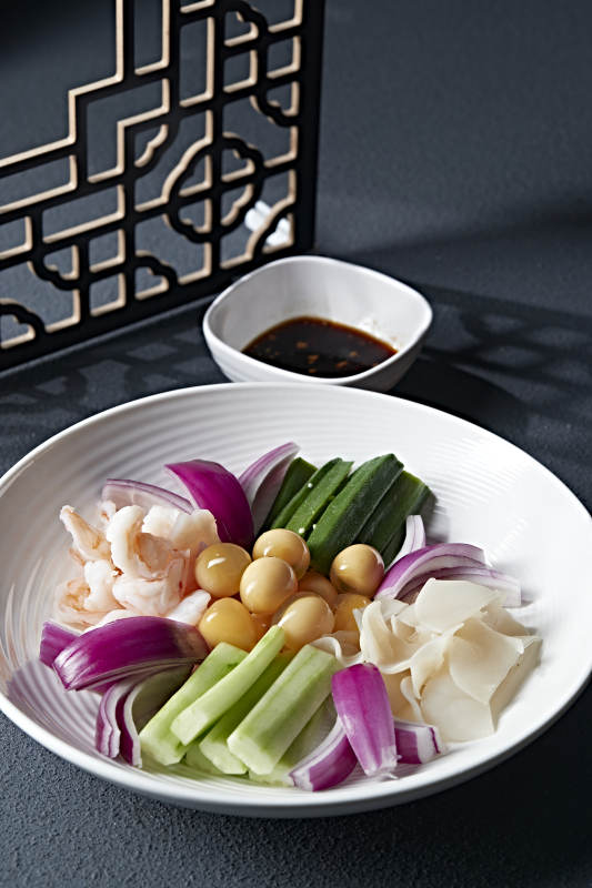 浇汁养生大拼盘图片