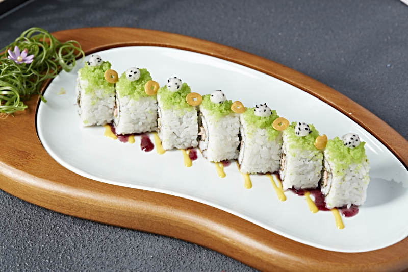 鲜果什锦太卷寿司图片
