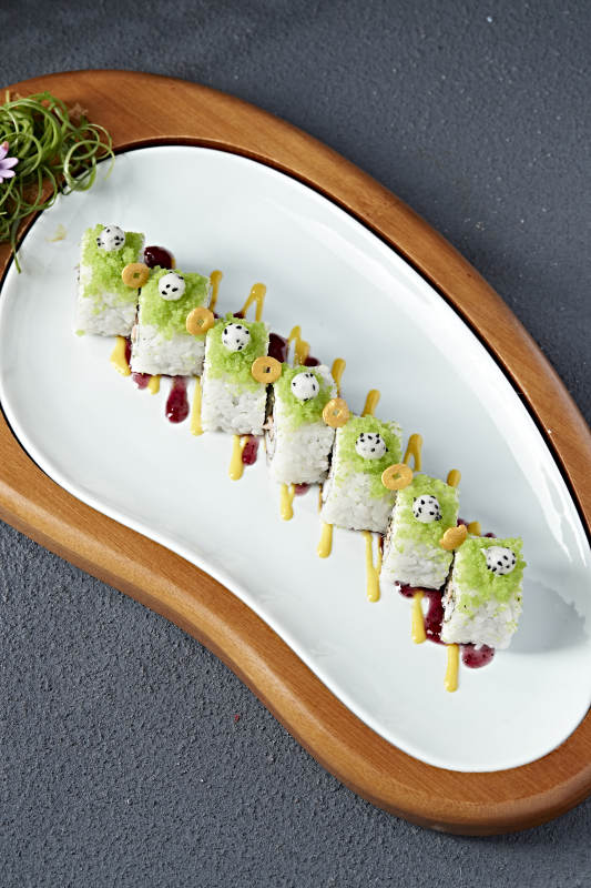 鲜果什锦太卷寿司图片