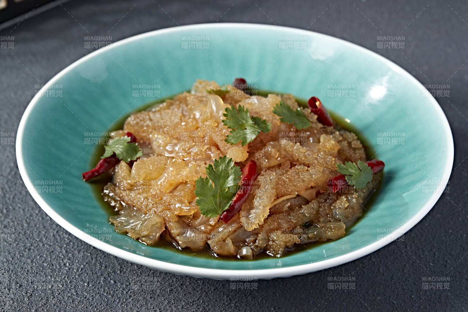 美味凉菜香辣老醋蛰头图片