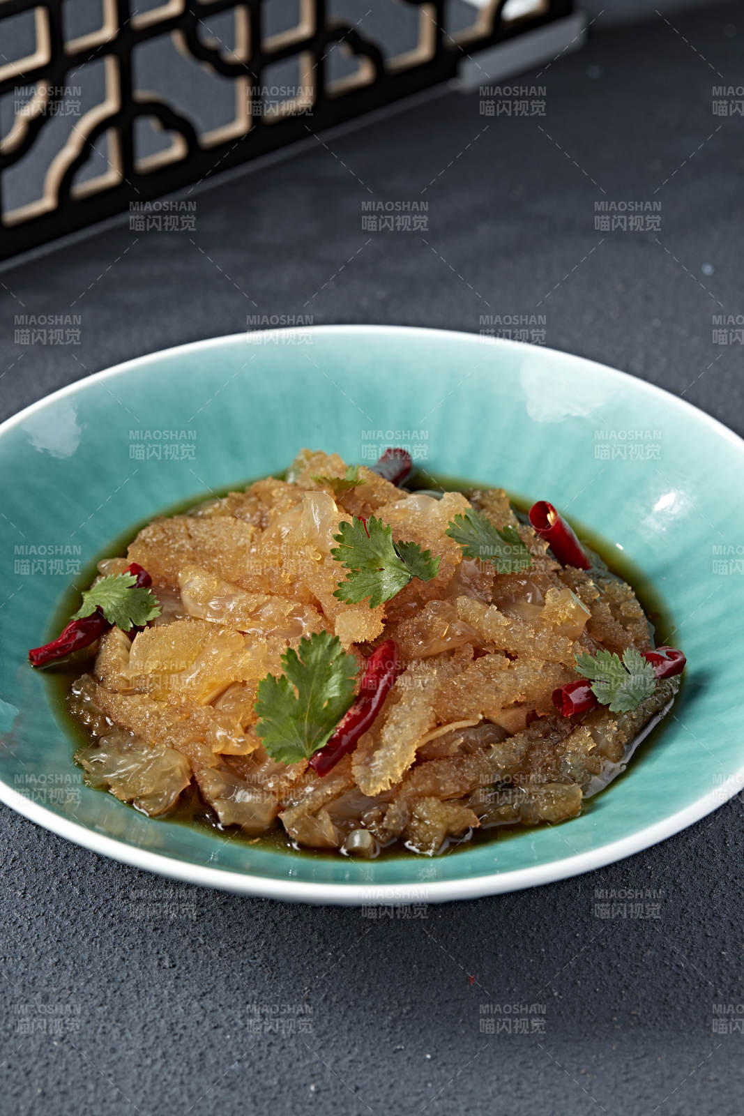 美味凉菜香辣老醋蛰头图片